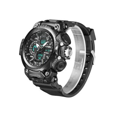 China Hot-selling new men's analog sports watch Regards waterproof luminous digital watch for sale