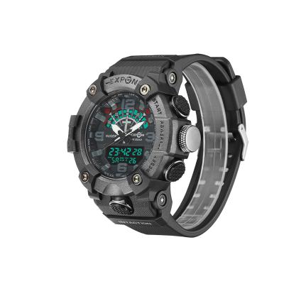 China Hot Selling Electronic Mechanical Watch Sports Waterproof 20ATM Men's TPU Fashion Digital Watch en venta