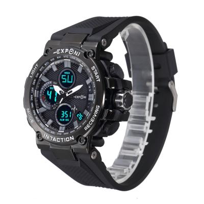 China Waterproof 20ATM Sports Watch Fashion Student Luminous Dual Time Date Digital Watch Te koop