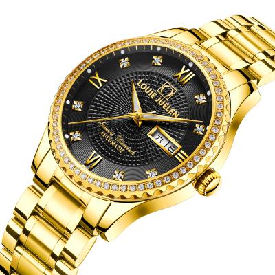 Κίνα Wristband mechanical watch Stainless Steel Strap casual watches Men's Mechanical Watch προς πώληση