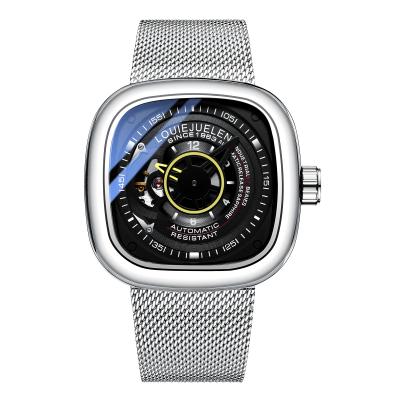 Κίνα Men's Mechanical Watch Diving sports watch Hollow design Square mechanical watch προς πώληση