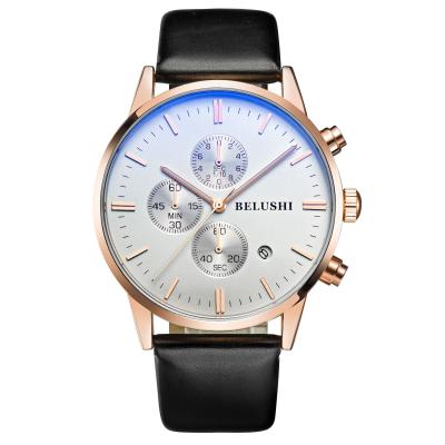 China New design Wrist watch Quartz Watch multi-function Luminous Waterproof Quartz Watch for sale