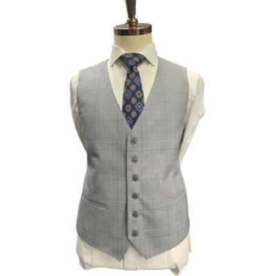 China 2020 Classic Elegant Anti-wrinkle Party Wedding Suit Invest Slim Fit Formal Vest For Men for sale