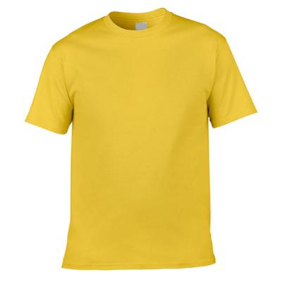 China Custom 100% Custom T-shirt men LOW MOQ sales cotton color O plain custom made high quality hot wholesale breathable neck for sale