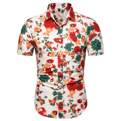 China Other OEM Good Quality Custom Print Personalized Floral Summer Shirt for sale