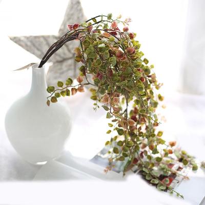 China Wedding& Home& Desktop decoration flower plants new trend 2021 high quality simulation long vine green plant to wedding home decoration for sale