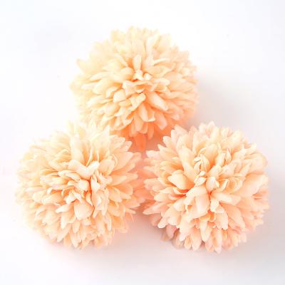 China Handhold Silk Glue Artificial Home Decoration With Simulated Fake Hydrangea DIY 6.5cm Flowers for sale