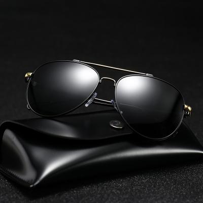 China Wholesale Fashion Guvivi Vintage Metal Sunglasses For Driving Sunglasses For Men Polarized for sale