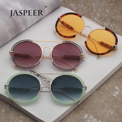 China 2019 New Arrival Fashion Sunglasses Guvivi Best Brand Famous Quality Round Sunglasses Trendy Women for sale