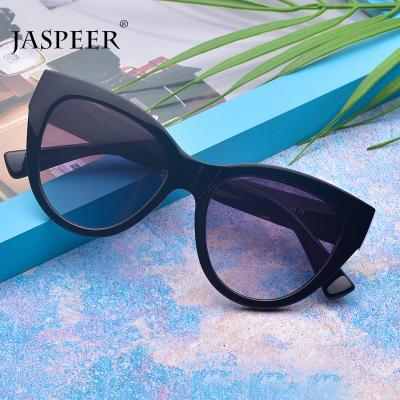 China Fashion Sunglasses Guvivi Cat Eye Sunglasses Diamond Frame Sunglasses Big Shape Women 2019 for sale