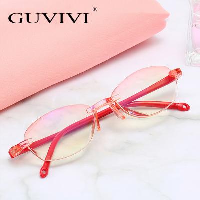 China Guvivi New Slim Glass Lenses Sniff High Quality Blue Light Rest Reading Glasses Blocking Sunglasses 2019 for sale