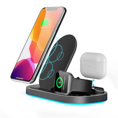 China New Design 18W Phone Foldable Private Foldable Portable Wireless Charger Stand QI Wireless Charger for sale