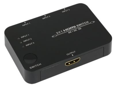 中国 1.4 1 の HDMI スイッチ 3 は 3D ビデオ/DTS HD マスター/可聴周波 7.1CH を支えます 販売のため