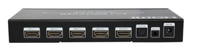 China 4 x 1 Hafen-Rangierlok 3D des HDMI-Schalter-Kasten-4 BOGEN mit S/PDIF-Verbindung zu verkaufen