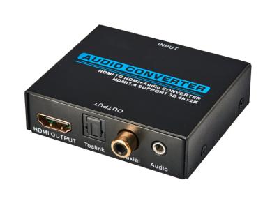 China HDMI to HDMI Digital Audio Converter Support 4K X 2K Resolution And SPDIF / Coaxial for sale