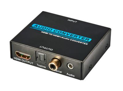 Cina HDMI nero all'audio uscita analogica COASSIALE di sostegno SPDIF del convertitore di HDMI audio in vendita