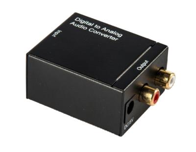 China Digital Audio To Analog Converter With Power Supply For Home / Professional Audio Switching for sale