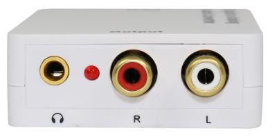 China Small Digital Audio To Analog Audio Converter Support Coaxial Toslink To Analog L / R for sale