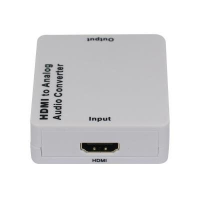 China White HDMI to Analog Audio Converter Audio Extractor Compliant with HDMI1.3 for sale