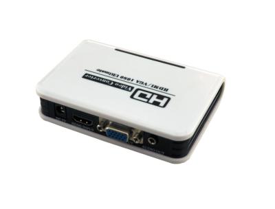 中国 5V 力のアダプターが付いている VGA のコンバーター箱 1080p への白い小型 HDMI 販売のため