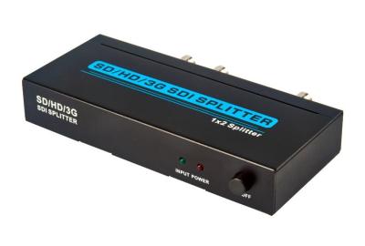 China 1 x 2 SD / 3G HD SDI Splitter With Automatic Identification Support 2.97Gbps Bandwidth for sale