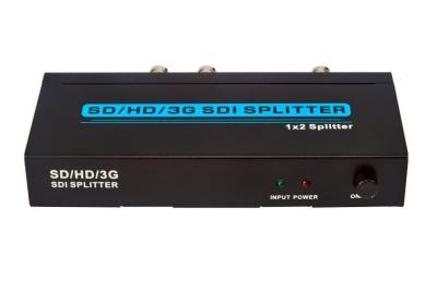 China 2 Port HD SDI Splitter 1 x 2 Distribution Amplifier For Security Monitoring for sale