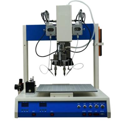 China Communication Electronic Industry Single Head Double Platform Automatic Welding Machine CHHX-338RII for sale