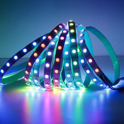 China LANDSCAPE dream color programmable ws2812b 2812 5v 12v pixel led strip light China manufacturer RGB Digital IC addressable led strip IP68 for sale