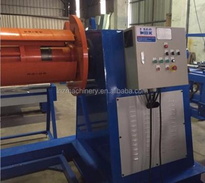 China Galvanized sheet LMS manual and hydraulic decoiler 10 tons steel uncoiler machine for sale