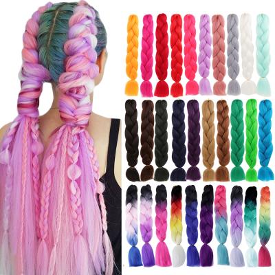 China Synthetic Jumbo Braiding Hair Extension Braids Crochet Hair X Snap Hair Braiding Extensions for sale