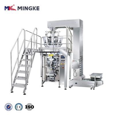 China Food 1kg 2kg 3kg 4kg 5kg Rice Banana Chips Packing Packaging Machine With Multihead Weigher for sale