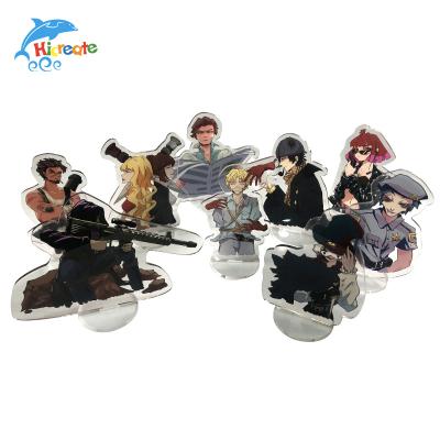 China Wholesale Condition Figure Character 2*2*1cm Stock Printed Acrylic Standeers for sale