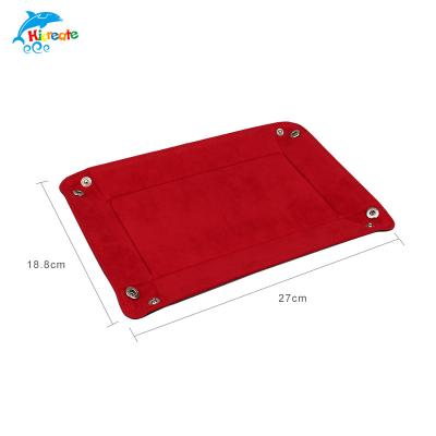 China CLASSIC Custom Foldable Leather and PU Velvet Die Tray Rectangle Die Cut Tray Holder for Die Set for sale