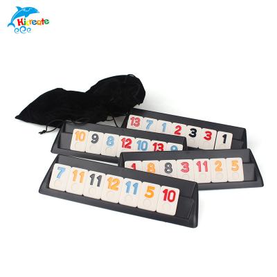 China Paper+PP custom urea mini rummy set mahjong rummy set for sale