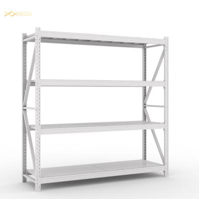 China Corrosion Protection XieDa Racks Metal Iron Storage Shelves Heavy Duty Steel Warehouse Racking System for sale