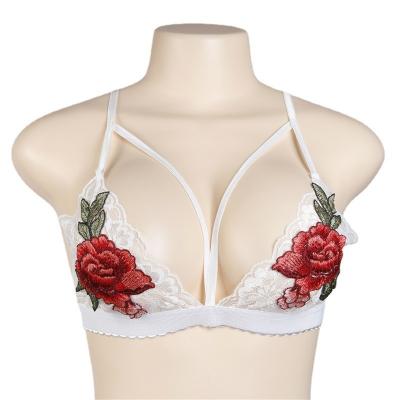 China Wholesale sexy underwear thin wireless sexy lingerie bra women girl lace embroidery bra soft bras for women for sale