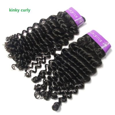 China 100 Vendors Quality Curly Curly Size Quality Remy Hair Extension Human Virgin Remy Braiding Curly Hair for sale