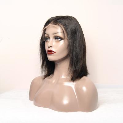 China Brazilian Loose Wave 6 8 Inch Hair Short Bob Style Virgin Full Cut Lace Front Wig for sale