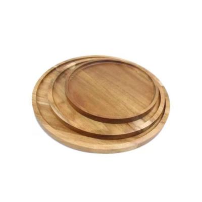 China Restaurant Handmade Hot Custom Natural Wooden Food Vending Trays Serving Set for sale