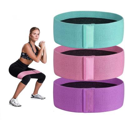 China Polyester Fabric Exercise Fitness Booty Bands Elastic For Aid Stretch Pull up Stretching Strap Resista Loops Bands For Working Out for sale