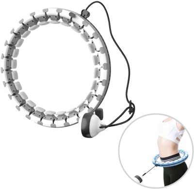 China ABS Smart Adults Exercise Smart Detachable Weighted Polynesian Dance Fitness Ring Hoops for sale