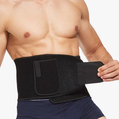 China 2021 New Adult Men Waist Trimmer Fitness Belts Adjustable Sweat Brace Customize Belt Waist Support Lumbar Support Belt for sale