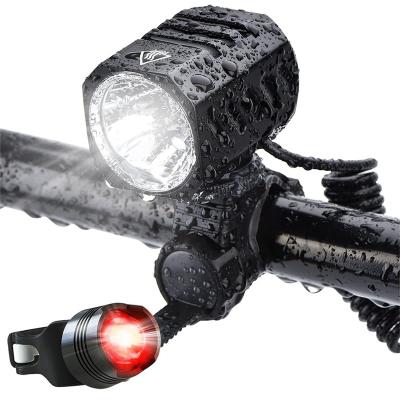 China Universal Bicycle Light 1200LM USB Bright Bicycle Headlight Rainproof Rechargeable Bicycle Headlight XML2 Flashlight for sale