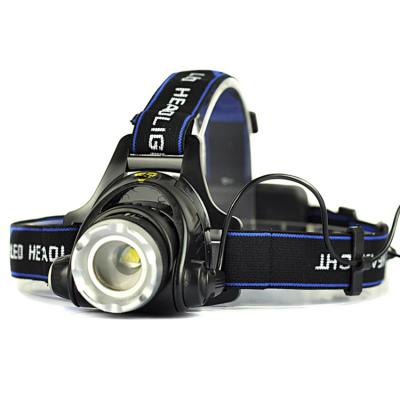 China Emergency LED Headlamp Fishing Headlamp 3 Modes Zoom Capable Waterproof Torch Head T6 Headlamp Lamp Camping for sale