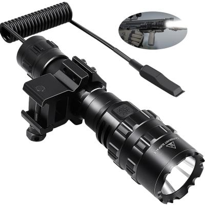 China High Power 18650 Aluminum Tactical Sangong XM-L2 LED Flashlight Rechargeable Airsoft Shooting Gun Torch Police Hunting Flash Light for sale