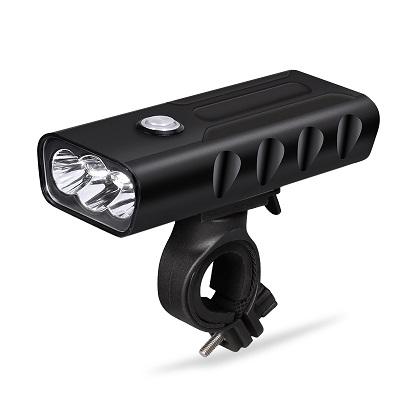 China Adjustable Focus Super Bright 3*Xm-L 360 Degree Free Rotating Mountain Bike T6 Led Bicycle Light Set Handlebar Bicycle Flash With Mobile Power for sale