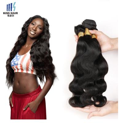 China Peruvian Body Wave Body Wave Bundles 100% Remy Human Hair Extensions Natural Double 3 Weft Or 4 Color 100G Machine Bundle Deals for sale