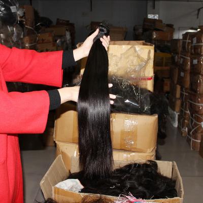 China Silky Straight Raw Virgin Hair Wave 12A Remy Indian Human Hair Bundle Virgin Hair Cuticle Aligned Bone Straight Hair Extensions for sale