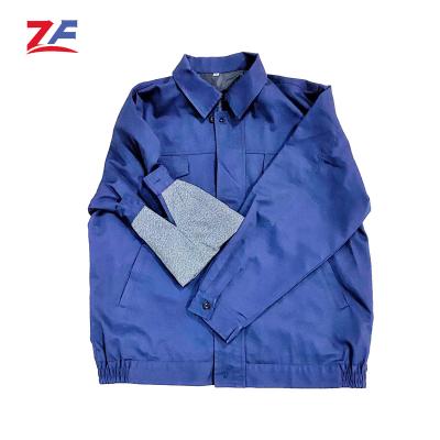 China Heavy Duty Arm Cut Sleeves Interlayer Cut Heavy Duty Workwear Stainless Steel Workshop Worker Safety Clothing for sale