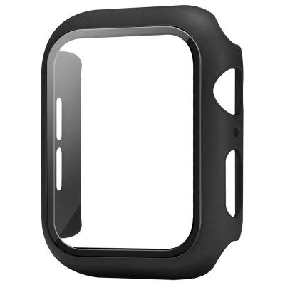 China High Quality Smart Watch 2 in 1 Tempered Glass Screen Protector PC Watch Case For Apple Watch Series 5 4 3 2 1 44mm Cases for sale